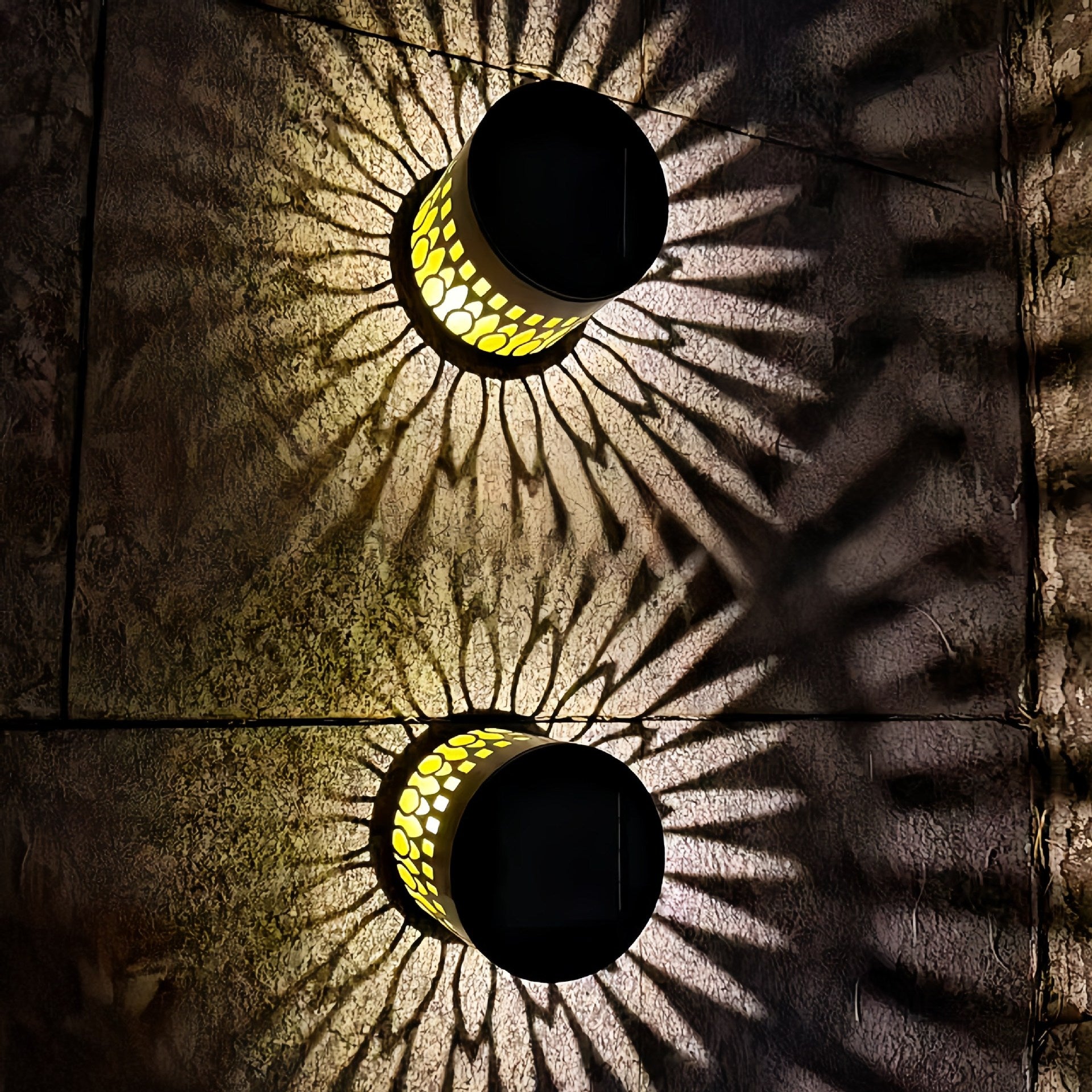 Solar Powered Garden Wall Light