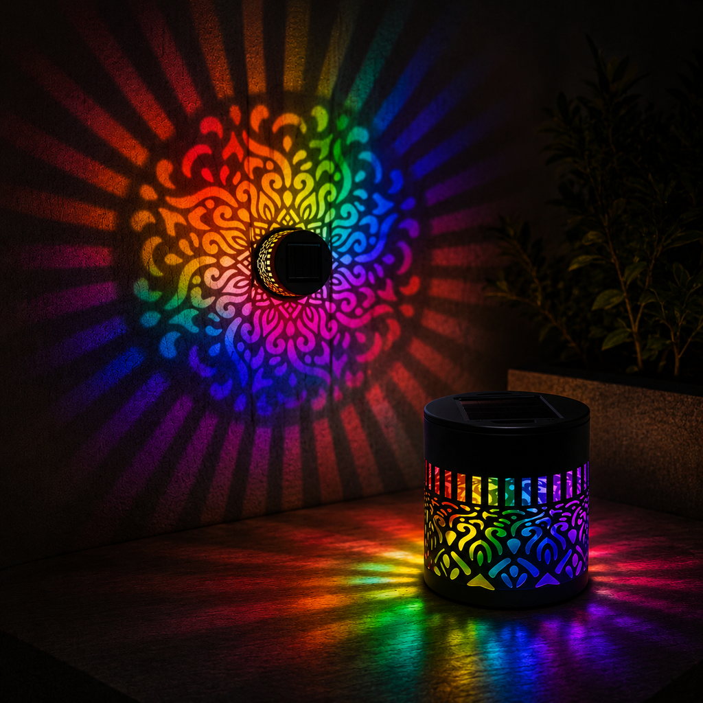 Solar Powered Garden Wall Light2