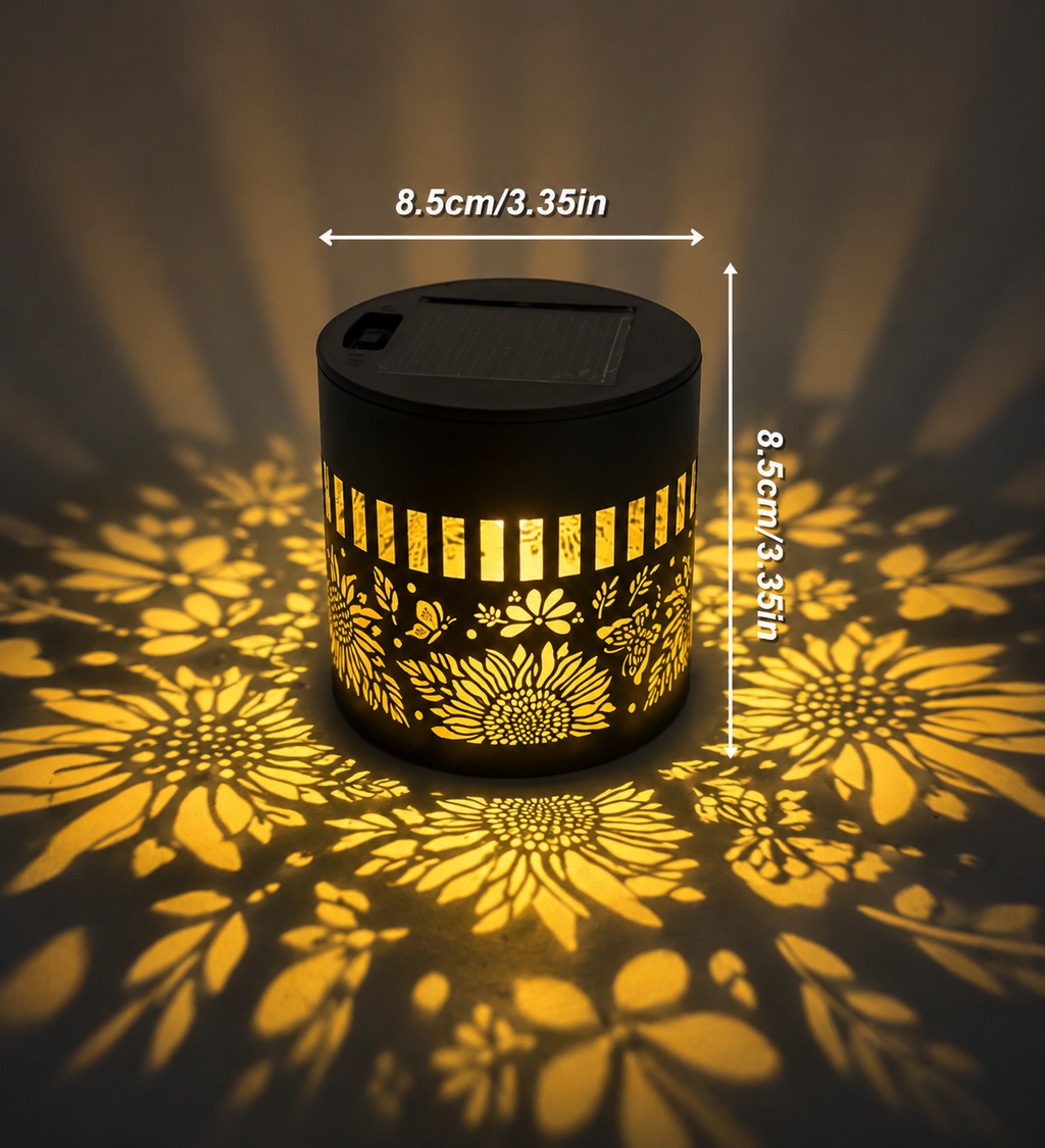 Solar Powered Garden Wall Light2