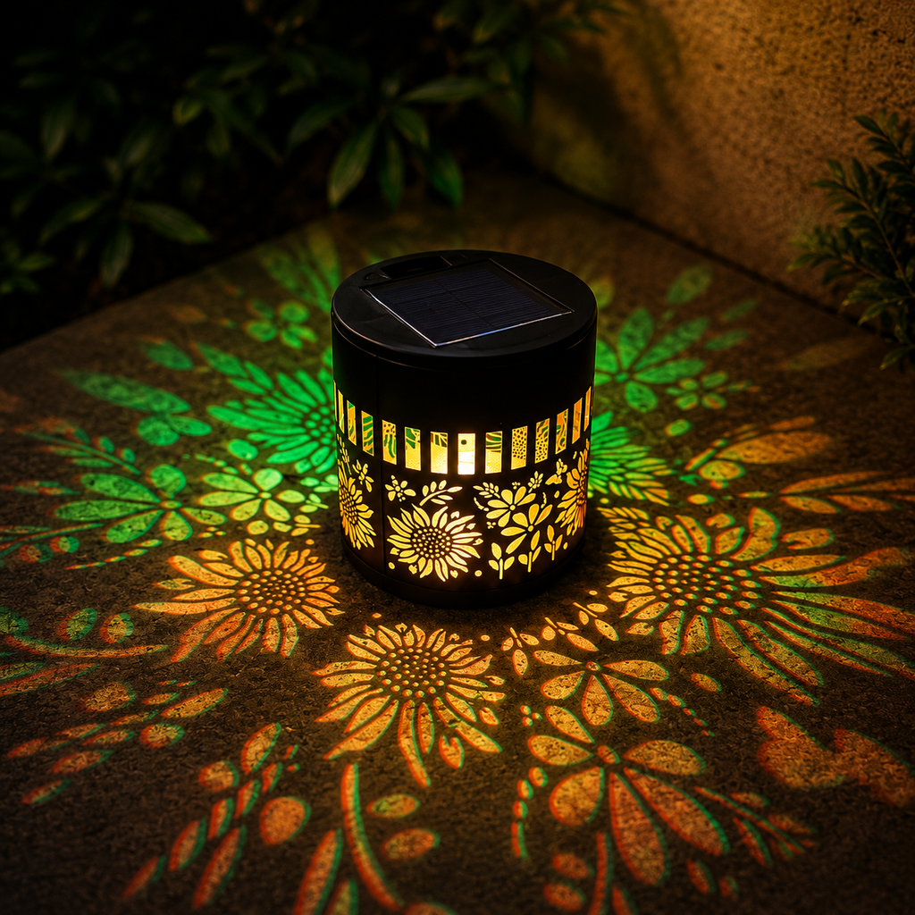 Solar Powered Garden Wall Light2